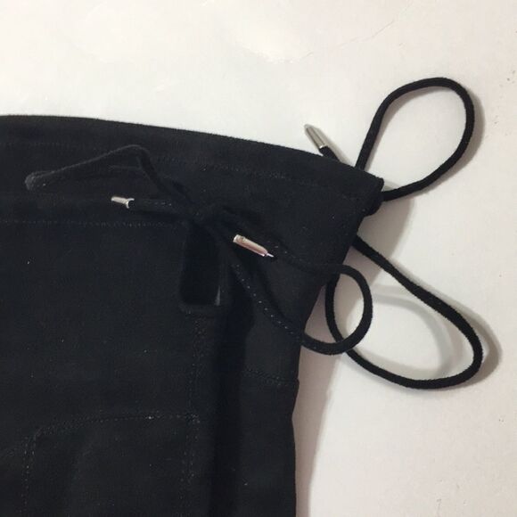 Black Knee High Suede Boots Size 6 - Picture 6 of 9